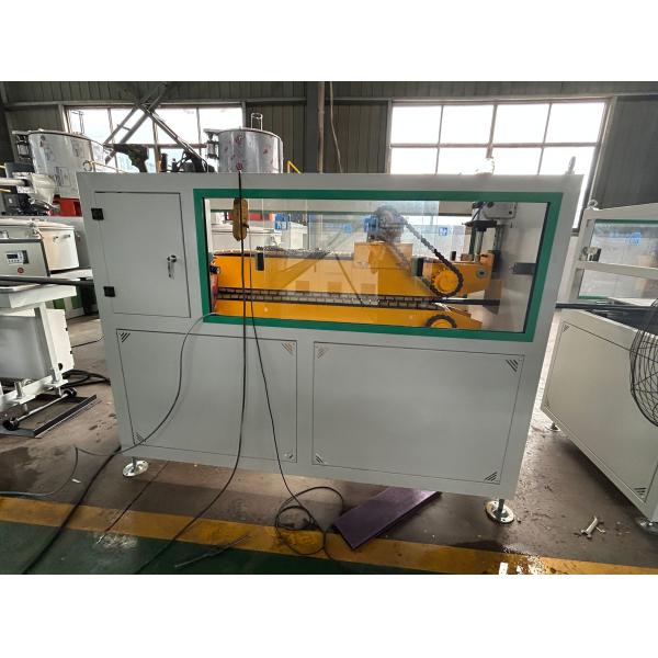 линия двойной винт 8 Mters штранг-прессования профиля плинтуса Pvc 22kw длиной