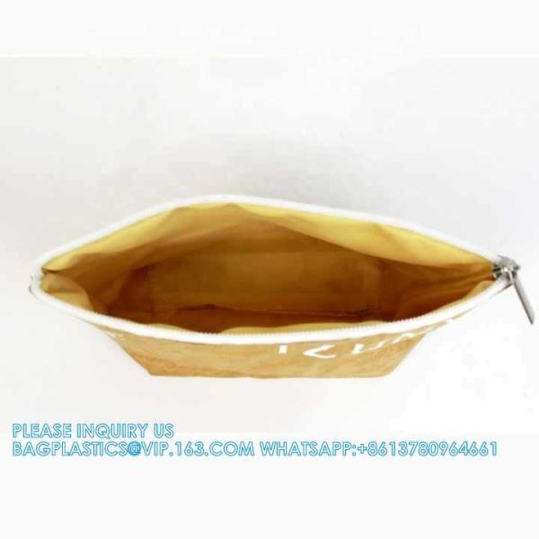Waterproof Large Capacity Dupont Tyvek Makeup Organizer Pouch Trousse Maquillage Cosmetic Bag With Zipper