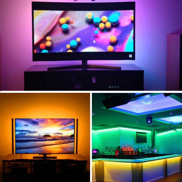 80 Ra 5m 5V IR Control bluetooth SMD 5050 smart LED Strip Lights for Indoor Decoration