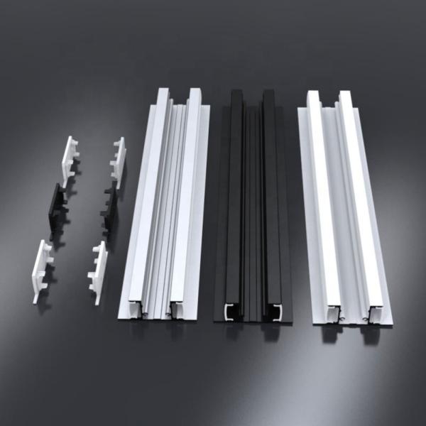 Anodizing LED Strip Light Aluminium Extrusion Extruded Silver black color