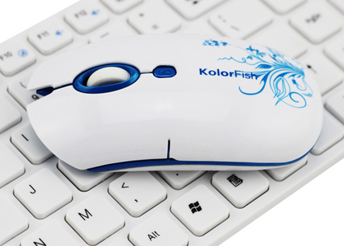 4D 4Keys Wireless 2.4GHZ , 800-1600 DPI AAA Batteries Optical Gameing Wired Or Wireless Mouse