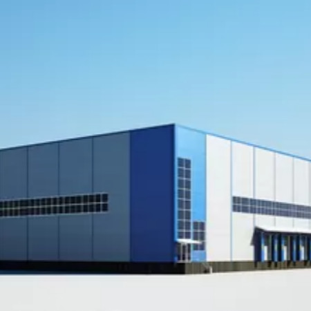 Customizable Steel Structure Factory with Q355/Q235B/ASTM Frame Grade and EPS Sandwich Panel Wall and Roof
