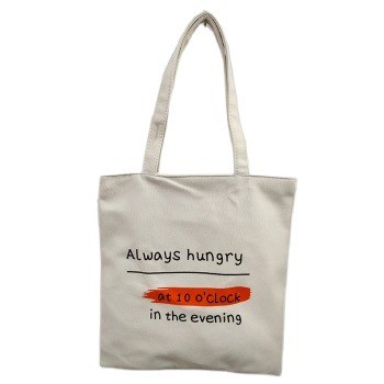 Customized Color Eco-friendly Cartoon Fashion Printed Tote Bag for Women's Shopping