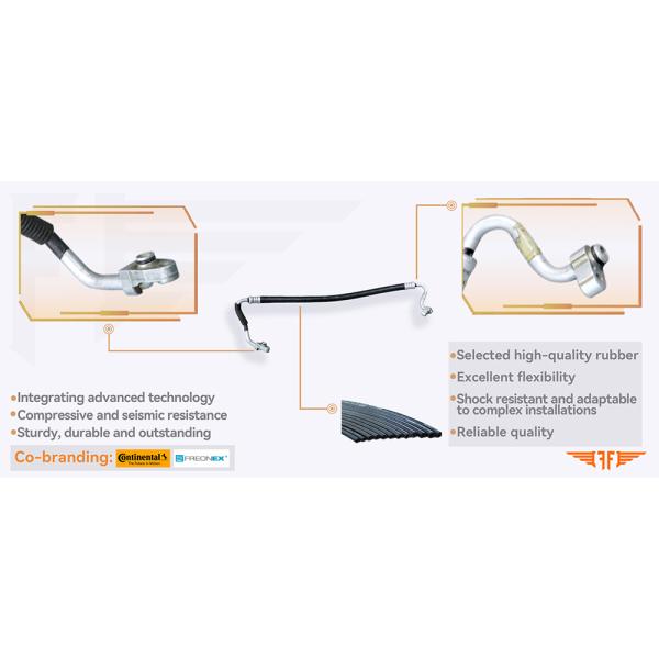 88711-0K041 Hilux Discharge 04-12 Toyota 4.0L Auto AC Discharge Hose