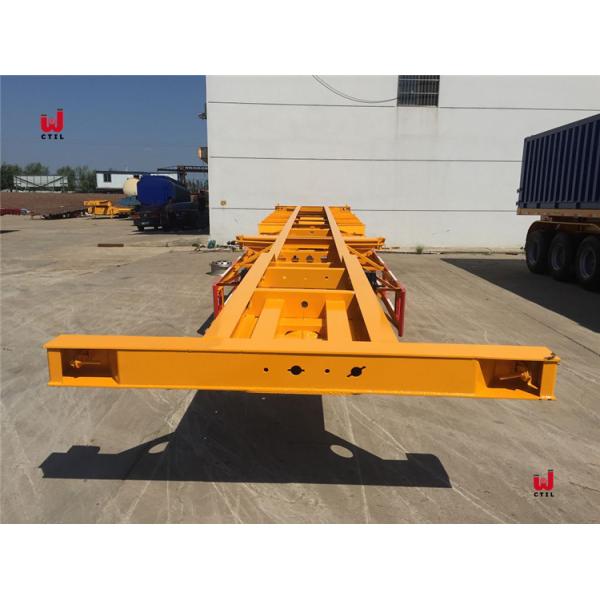 Tri цапфы ISO 40ft тележки трейлер контейнера для перевозок трейлеров 50T Semi