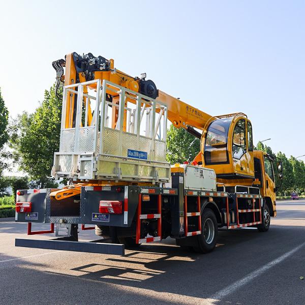 High Quality JMC chassis 28M LHD RHD Telescopic Boom High Platform Aerial Work Truck