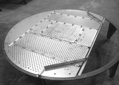 Chemical Industry Sieve Tray Column , High Efficiency Sieve Tray Distillation Column