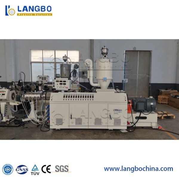 PE Pipe Production Line with 20-630mm Diameter Range ABB Transducer and Single Screw Extruder for Water and Gas Pressure Pipe