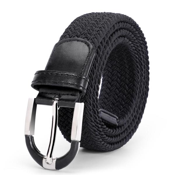Dressing 115cm Fabric Elastic Belt Wide Golf 3.4cm Stretch Women Braided Woven