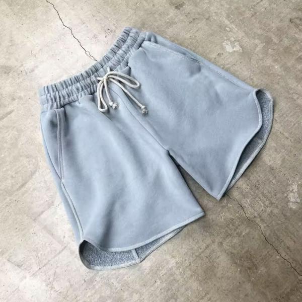 Custom Jogger Logo Gym Shorts High Quality Cotton Running Sports Pull Rope Sports Casual Hip Men's Shorts
