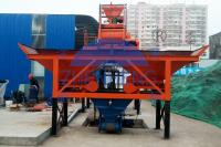 Planta de tratamento por lotes do funil estável do desempenho HZS25 com cor azul/branca