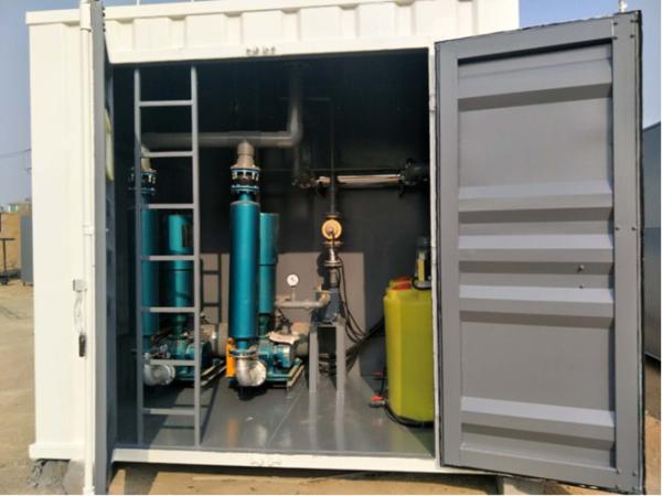 Instalação subterrânea de tratamento de esgoto compacto Equipamento integrado de depuração em recipientes