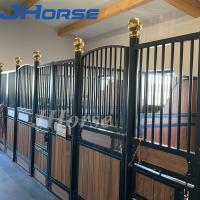 Painéis de madeira de bambu estáveis Eco da tenda do cavalo da caixa das portas dobro amigável