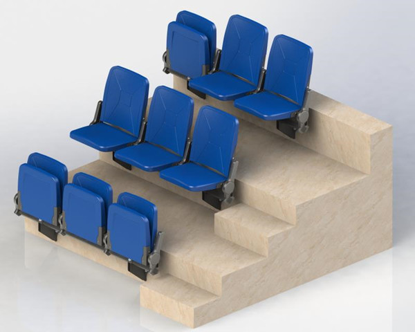 Места Bleacher стадиона HDPE алюминиевые