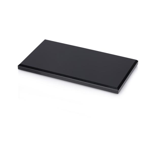 Free sample 240*125*65mm black oblong hotel  tissue box cover