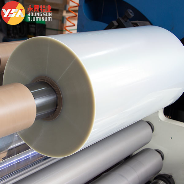 Прозрачная PET+PE пластиковая полиэстерная ламинированная упаковочная фольга