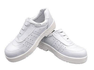 Чистая комната Рабочие ботинки Без пыли ESD PU Кожаные ботинки безопасности Антистатические стальные туфли