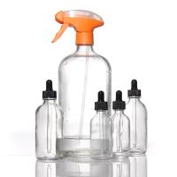 30 ml 50 ml Cosmético Vazio Designer Vidro Único Loção de Óleo Líquido Flasca Com Bomba