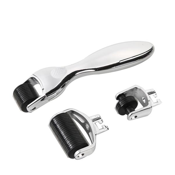 NO Plugs Type Titanium Derma Roller for Face Target Area Body 3-in-1 Design
