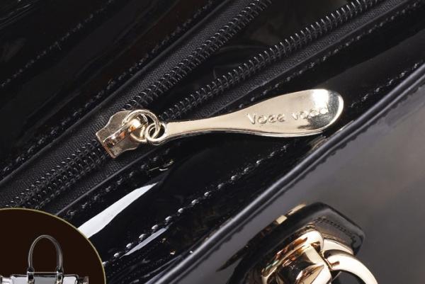 Europe 2016 new handbag patent leather handbag leather leather Ms. Messenger