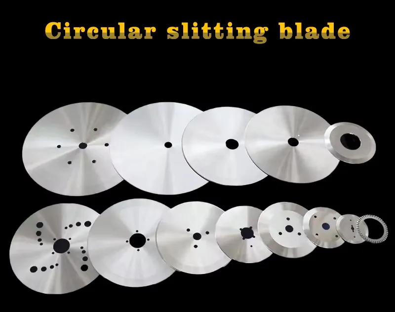 Hoja de sierra de troncos de acero con alto contenido de carbono D2 de 610 mm para corte de papel