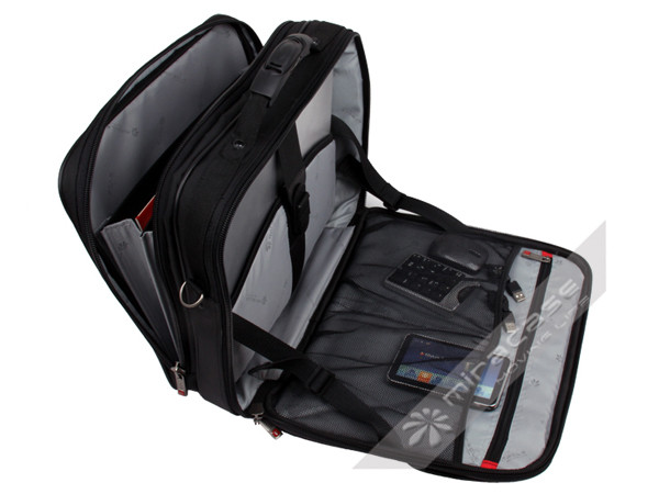 Black Miracase Nylon & PVC Complicated Business 15.6” Carry Bag for Laptop