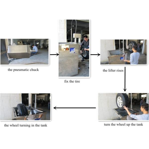 Удаление ржавчины уборщика колеса/покрышки промышленное ультразвуковое с топлением воды