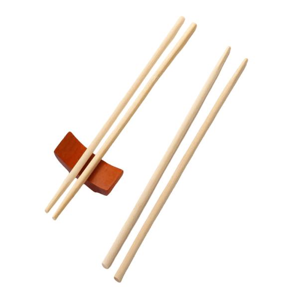 Baguettes chinoises en bambou de couleur naturelle écologique personnalisées pour la maison/restaurant/hôtel avec design personnalisé