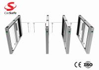 Lecteur Turnstile Gate de la porte d'oscillation d'acier inoxydable RFID/Facial/QR avec la certification et le petit prix de la CE