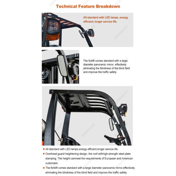 C SERIES 2.0-2.5T Internal-Combustion Cushion Tire Forklift