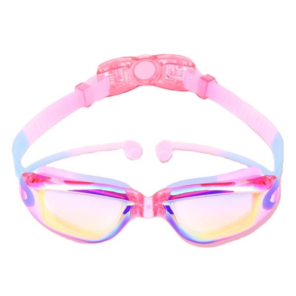 Professional PC Frame Anti Fog Children Swimming Goggles With Adjustable Strap