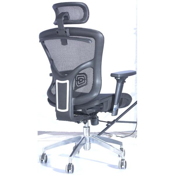 Aluminum Alloy Legs Mesh Staff Chair PP Cushion 60mm Castor