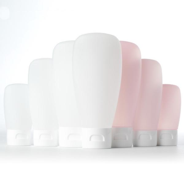 Small Silicone / Plastic Squeeze Tubes For Cosmetics Lightweight Easy To Use