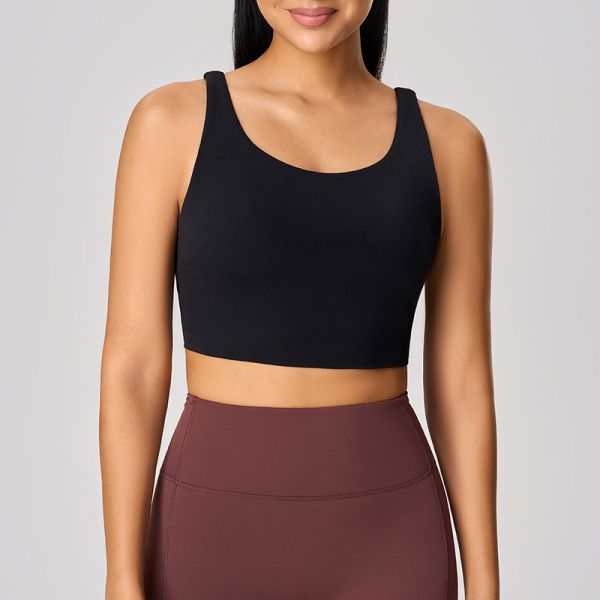 High Support Yoga Sports Bra Leggings Set Nylon Blend for Women