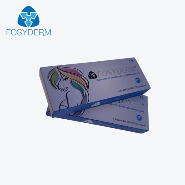 Enchimento cutâneo profundo ligado transversal do gel 2Ml do HA para a linha profunda em dar forma da cara e do nariz