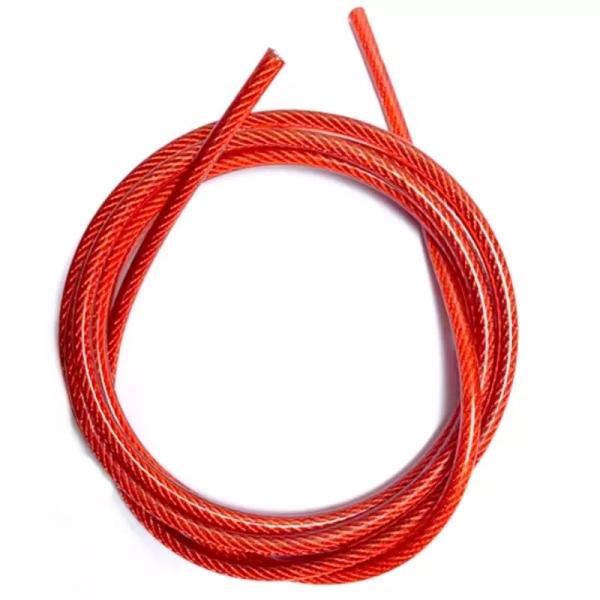 Fios de aço inoxidável revestidos de nylon com aço de corte livre e durabilidade