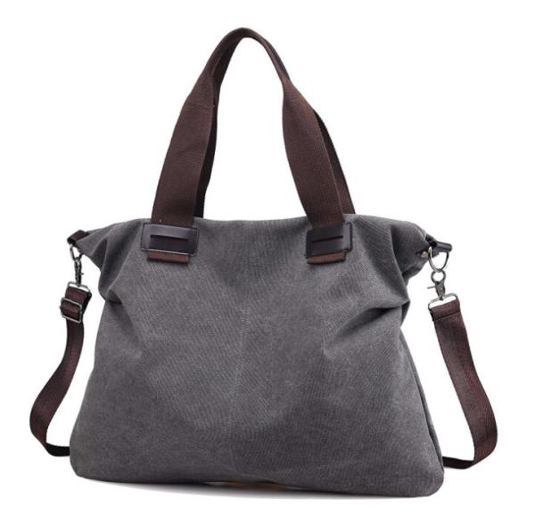 Suede Casual Canvas Travel Duffel Bag Luxury Slim Stylish Large Capacity