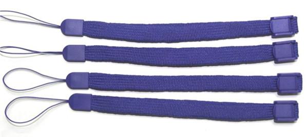 Tube polyester wrist lanyard for smart phones, tubular polyester smart phone wrist straps