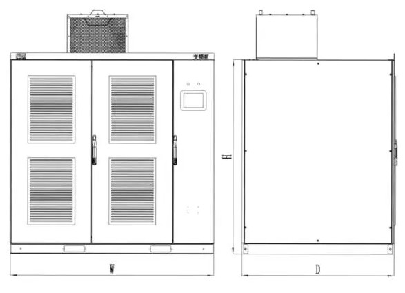 high-voltage frequency converter
