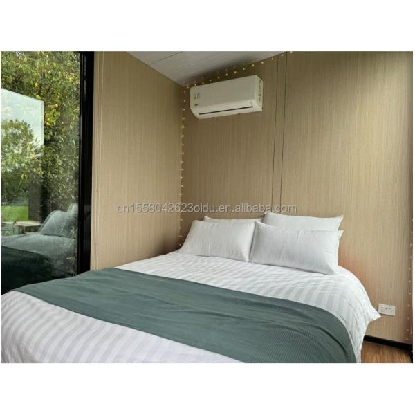 Casas prefabricadas de lujo de 20 pies o 40 pies de color personalizado para casas prefabricadas listas para el envío