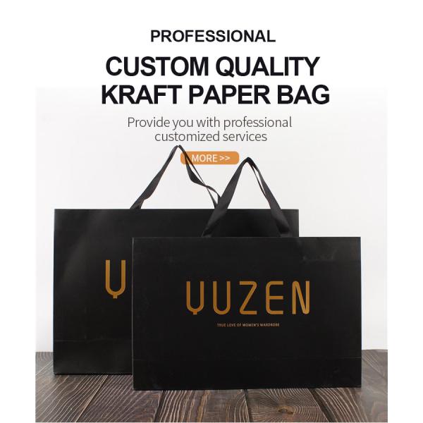 Wholesale Eco-friendly Recyclable Gift Bag Custom Logo With Colorful Reusable Kraft Paper Bags Hotstamping Gift