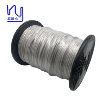 Cable de alambre de seda blanca cubierta de USTC 0.2mm Cable Litz de cobre esmaltado