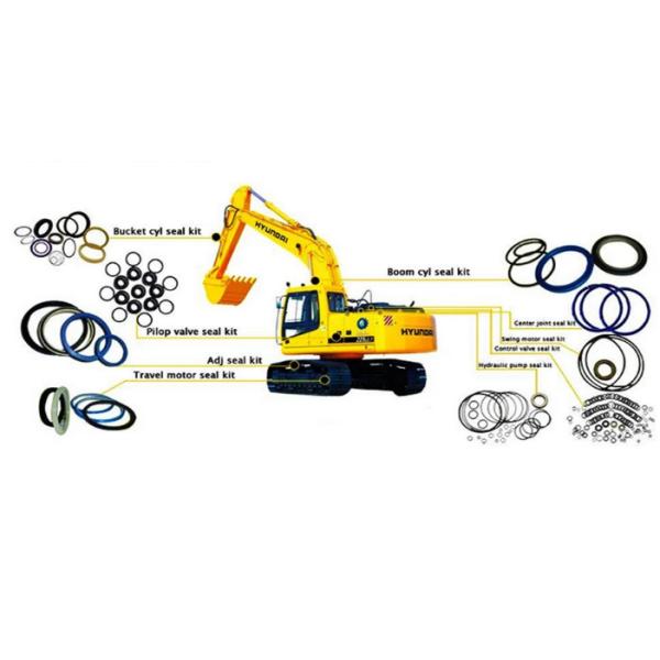 Excavator Hydraulic Cylinder Seal PC130-6 Bucket Seal Kit Dual Action PTFE NBR NY