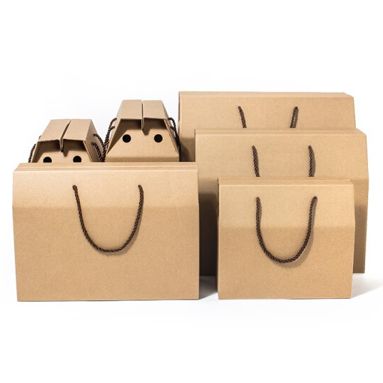 Boîte d'emballage de fruits en carton ondulé recyclable personnalisé de 3 mm d'épaisseur pour aliments