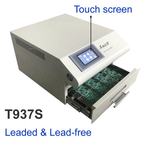 T937S horno de reflujo libre de plomo SMT SMD BGA máquina de soldadura de reflujo infrarrojo IC calentador