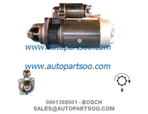0001367069 - BOSCH Starter Motor 12V 3KW 10T MOTORES DE ARRANQUE