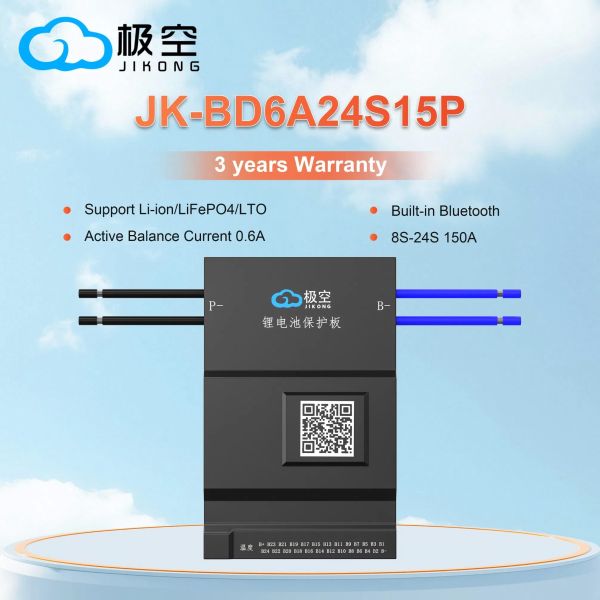 Bd6a24s15p LiFePO4 LFP Li-Lon PCB Electric Car Charging Station Control Board Jk BMS for Large Equipment