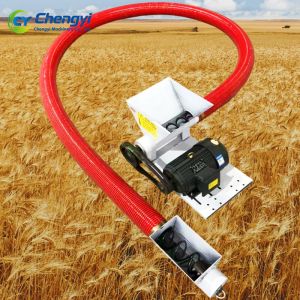 High Torque Portable Flexible Screw Conveyor Corrosion Resistant For Grain Suction