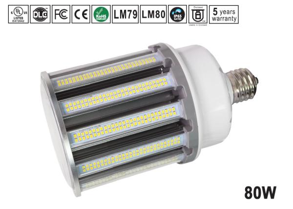 IP65 High lumen 80w E39 E40 LED Corn Light Ventilation heat sink