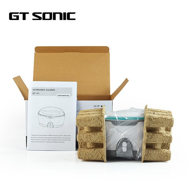 Отделяемый уборщик украшений уборщика 450ml 35W ультразвуковой цифров серебряный